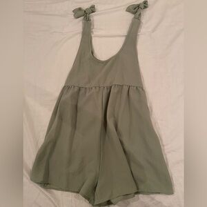 Olive Green Romper size large